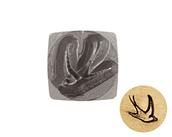 Swallow Metal Stamp 6mm