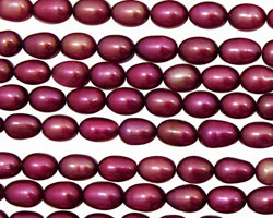 Berry Pink Rice 6-7mm