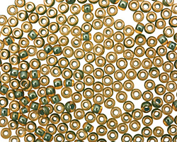 TOHO Topaz (with Mint Julep Lining) Round 8/0 Seed Bead