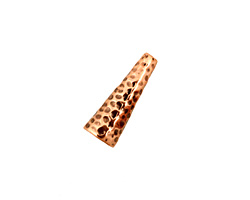 Antique Copper (plated) Small Dimpled Cone 17x6mm