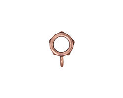 TierraCast Antique Copper (plated) .25 ID Legend Bail 3x13mm