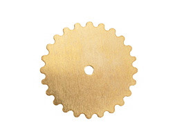 Brass Large Closed Gear 25mm