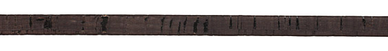 Black Portuguese Cork Cord Flat 10mm