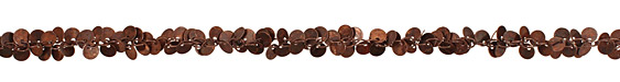 Antique Copper (plated) Dancing Coin Chain