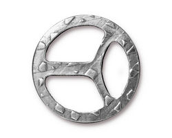 TierraCast Antique Pewter (plated) Tribuckle 28mm