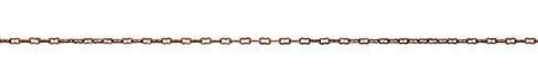 Antique Copper (plated) Peanut Cable Chain