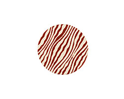 Lillypilly Bronze Zebra Anodized Aluminum Disc 19mm, 24 gauge