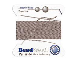 Grey Griffin Nylon Beading Cord Size 8, 2 meters