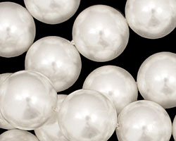 Pearly White Shell Pearl Round 14mm