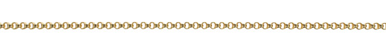 Satin Hamilton Gold (plated) Figure 8 Box Chain
