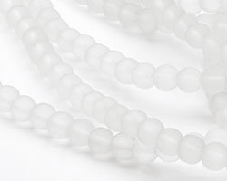 Crystal Recycled Glass Round 6mm