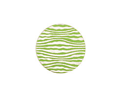 Lillypilly Lime Green Zebra Anodized Aluminum Disc 19mm, 24 gauge