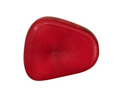 Tagua Nut Red Banana Chip 22-29x16-22mm