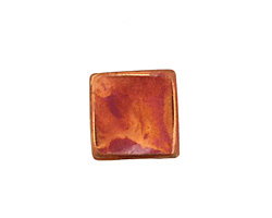 Patricia Healey Copper 2 Hole Grooved Edge Square 15mm