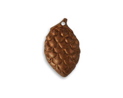 Vintaj Artisan Copper Pine Cone 14x22mm