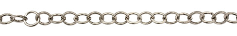 Antique Silver (plated) Cable Chain