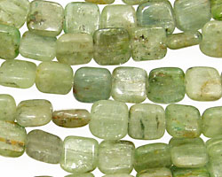Green Kyanite Puff Square 8mm