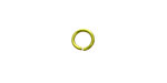 Peridot Enameled Copper Round Jump Ring 7mm, 18 gauge