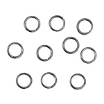 Gunmetal Round Jump Ring 8mm, 18 gauge