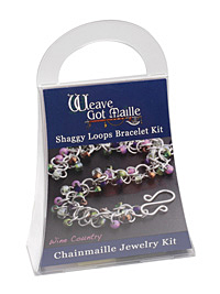 Weave Got Maille Wine Country Shaggy Loops Bracelet Kit