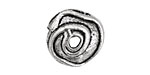Pewter Spiral Bead Cap 5x20mm
