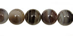 Botswana Agate (rich color) Round 12mm