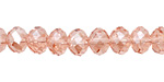 Rosaline AB Crystal Faceted Rondelle 8mm