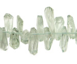 Prasiolite Faceted Stick Drop