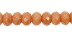 Red Aventurine Faceted Rondelle 6x10mm