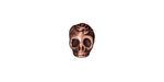 TierraCast Antique Copper (plated) Large Hole Skull Bead 7x10mm