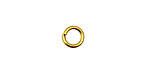 Yellow Anodized Aluminum Jump Ring 7mm, 18 gauge (5mm inside diameter)