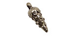 Green Girl Pewter Bumpy Drop 9x16mm