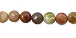 Imperial Jasper Puff Coin 8mm