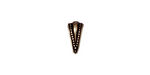 TierraCast Antique Brass (plated) Royal Pinch Bail 5x10mm