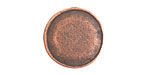 Nunn Design Antique Copper (plated) Crest Seal Tag 13mm