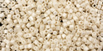TOHO Opaque Lustered Navajo White Cube 1.5mm Seed Bead