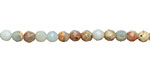 Impression Jasper Faceted Round 4mm