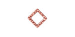 TierraCast Antique Copper (plated) Small Hammered Square Link 10mm