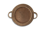 Vintaj Natural Brass Game Piece Bezel 28x22mm