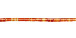 Carnelian (natural) Tube 5x3mm