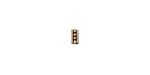 TierraCast Antique Silver (plated) Rococo Square Heishi 4mm