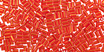 TOHO Siam Ruby (with Silver Lining) Bugle #1 Seed Bead