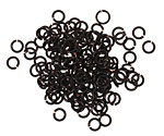 Artistic Wire Black Chain Maille Jump Ring 3.57mm, 18 gauge