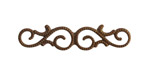 Vintaj Natural Brass Scrollwork 39x9mm