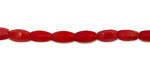 Coral 6-Sided Rice 7-8x5mm