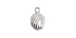 Nunn Design Sterling Silver (plated) Snail Charm 10x16mm