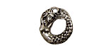 Green Girl Pewter Mermaid Ring 17x20mm