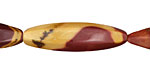 Mookaite 6 Sided Rice 29-40x12-12mm