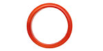 Tagua Nut Orange Ring 22mm