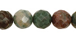 Fancy Jasper Faceted Round 12mm